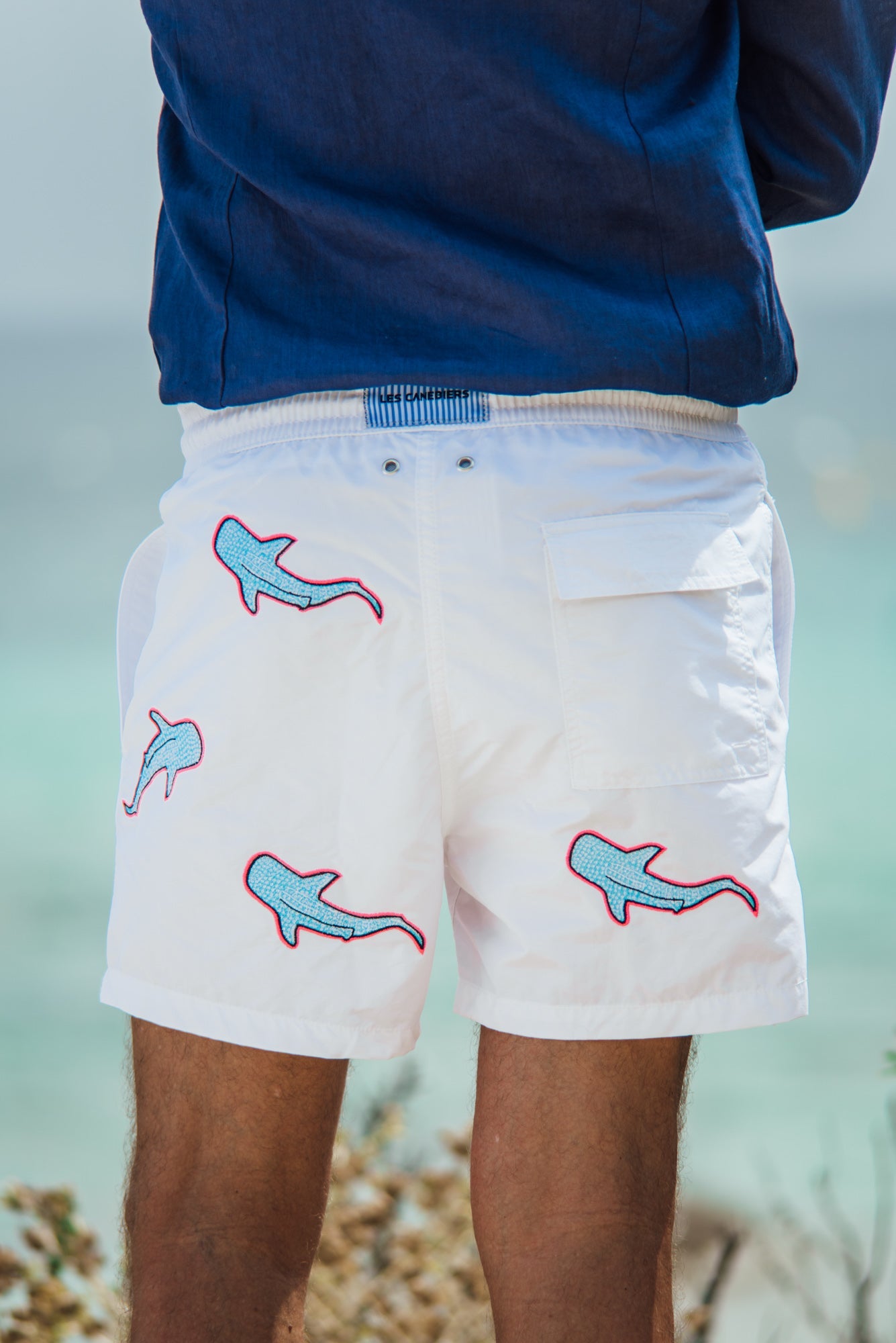 All Over Shark White