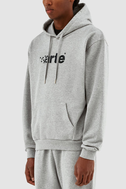 HARMON PIXEL LOGO HOODIE GREY