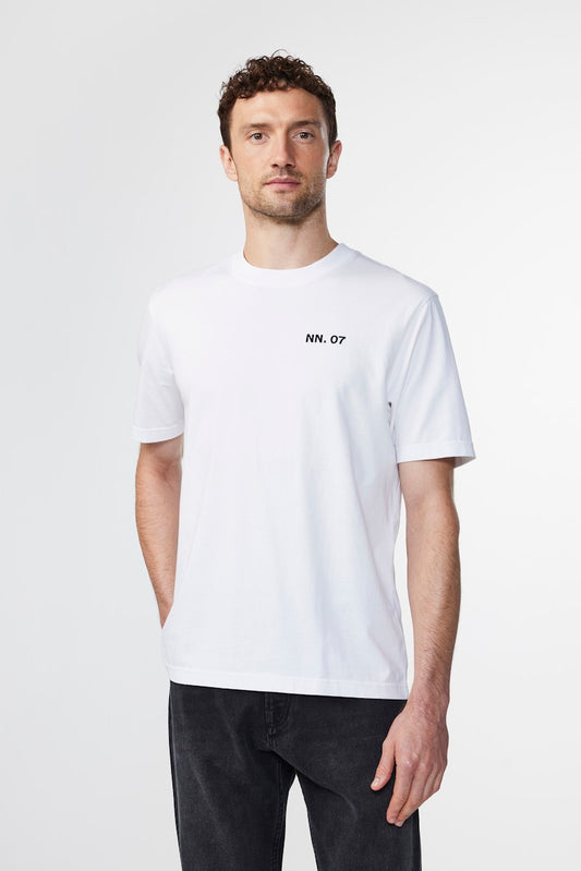 ADAM 3209 EMBROIDERY TEE WHITE