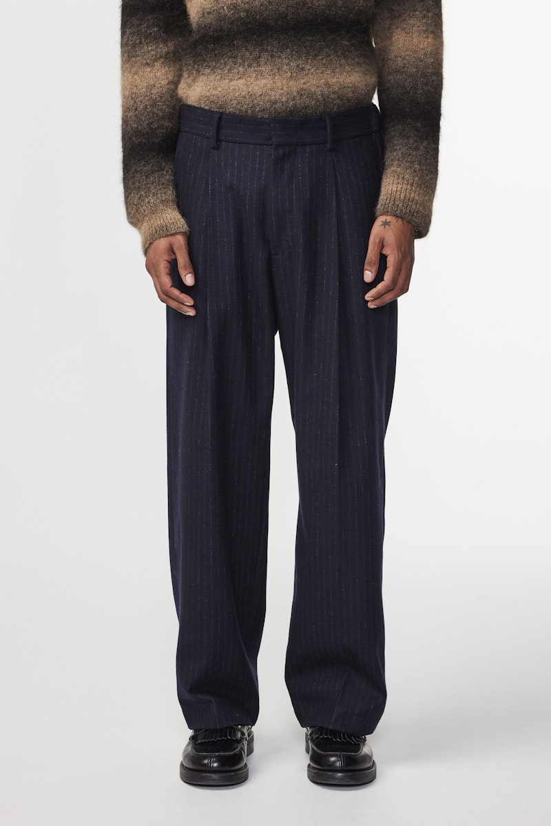 KAY NAVY STRIPE PANTS