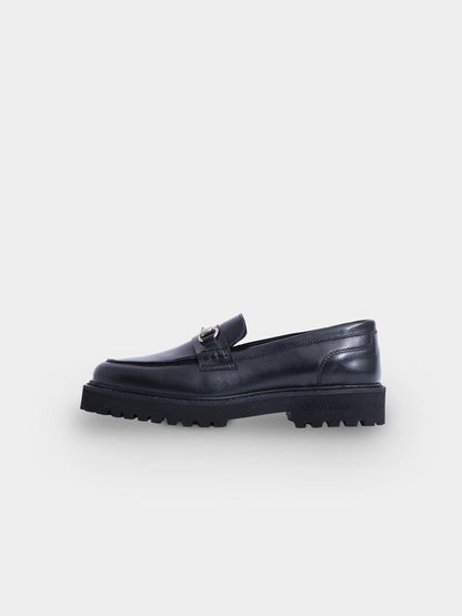 LIGHTWEIGHT CHUNCKY HORSEBIT LOAFER BLACK