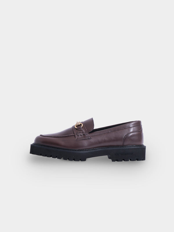 LIGHTWEIGHT CHUNCKY HORSEBIT LOAFER BROWN