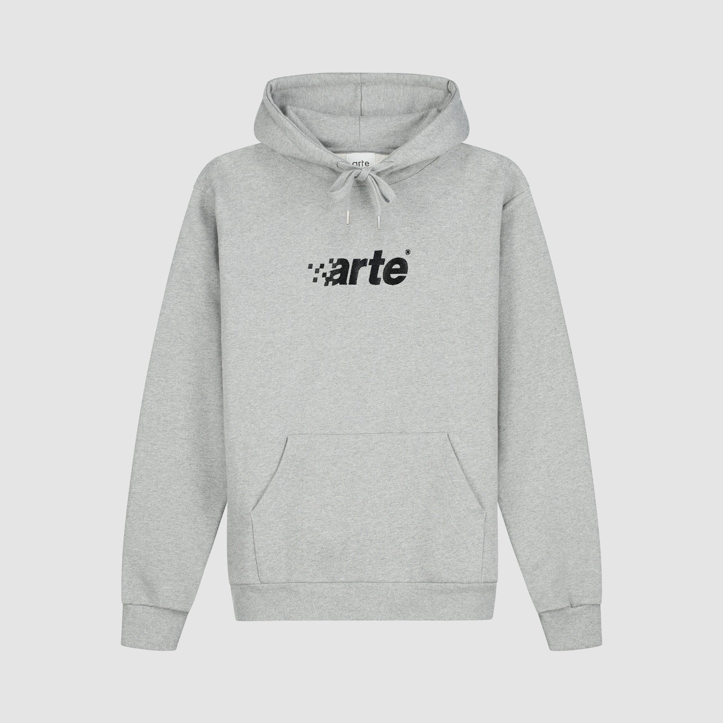 HARMON PIXEL LOGO HOODIE GRAY