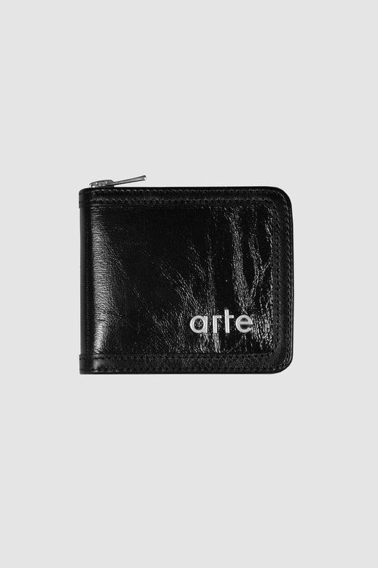 SHINY WALLET BLACK