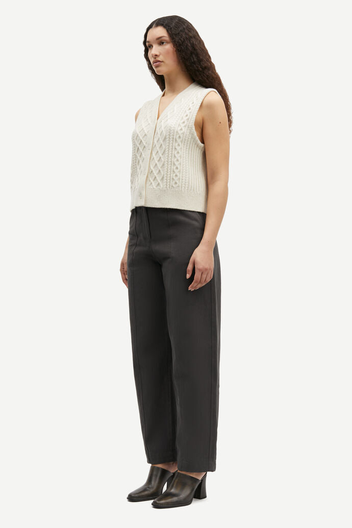 SADIDE TROUSERS 15272 BLACK OYSTER