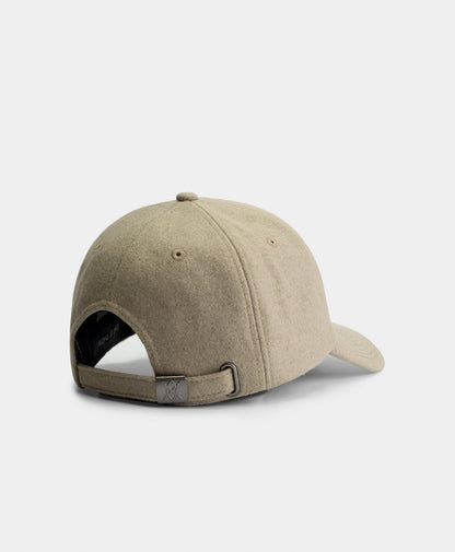 LOGO WOOL CAP PELICAN BEIGE