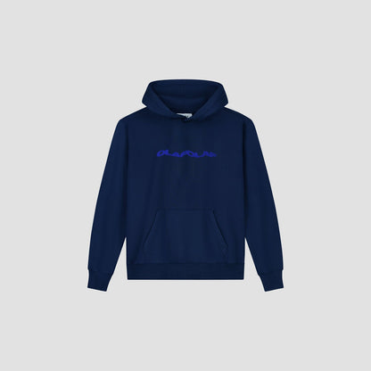 WAVY DRIFT HOODIE NAVY