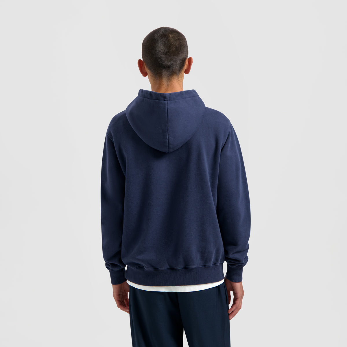 WAVY DRIFT HOODIE NAVY