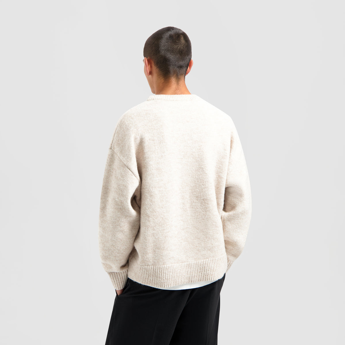 DRIFT KNITTED CREWNECK ECRU