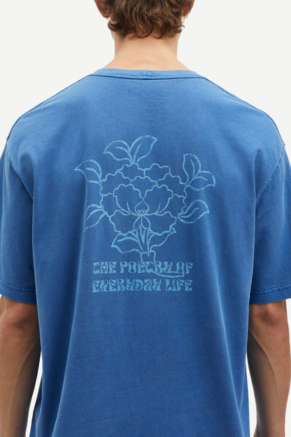 SAPOETRY TEE 14508 TRUE NAVY LOTUS